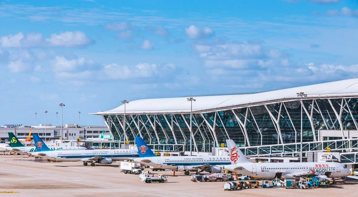 Componentes del sistema HVAC para el aeropuerto